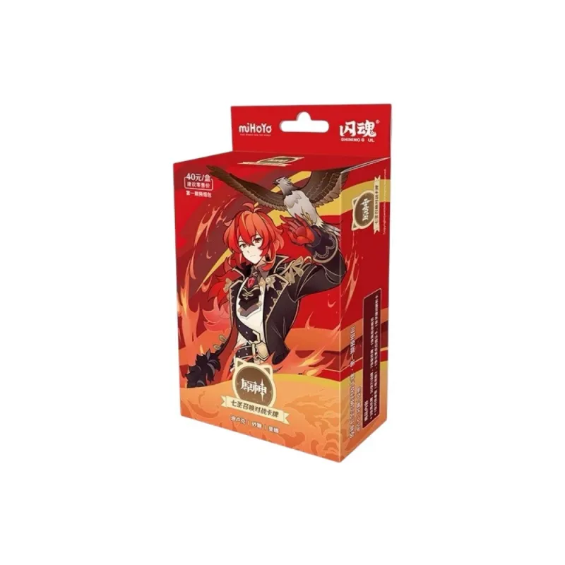 Genshin Impact Trading Card Game - Pre-Build Starter Deck 01 - Diluc - Series 1 *Chinese Version* (40 cards)